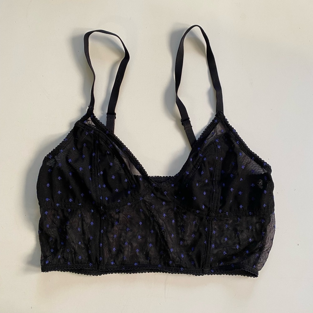 Intimately Free People Laced Black Bralette